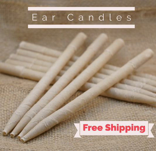Ear Candles - Paraffin Wax Cones for Ear Candling - Made in the USA