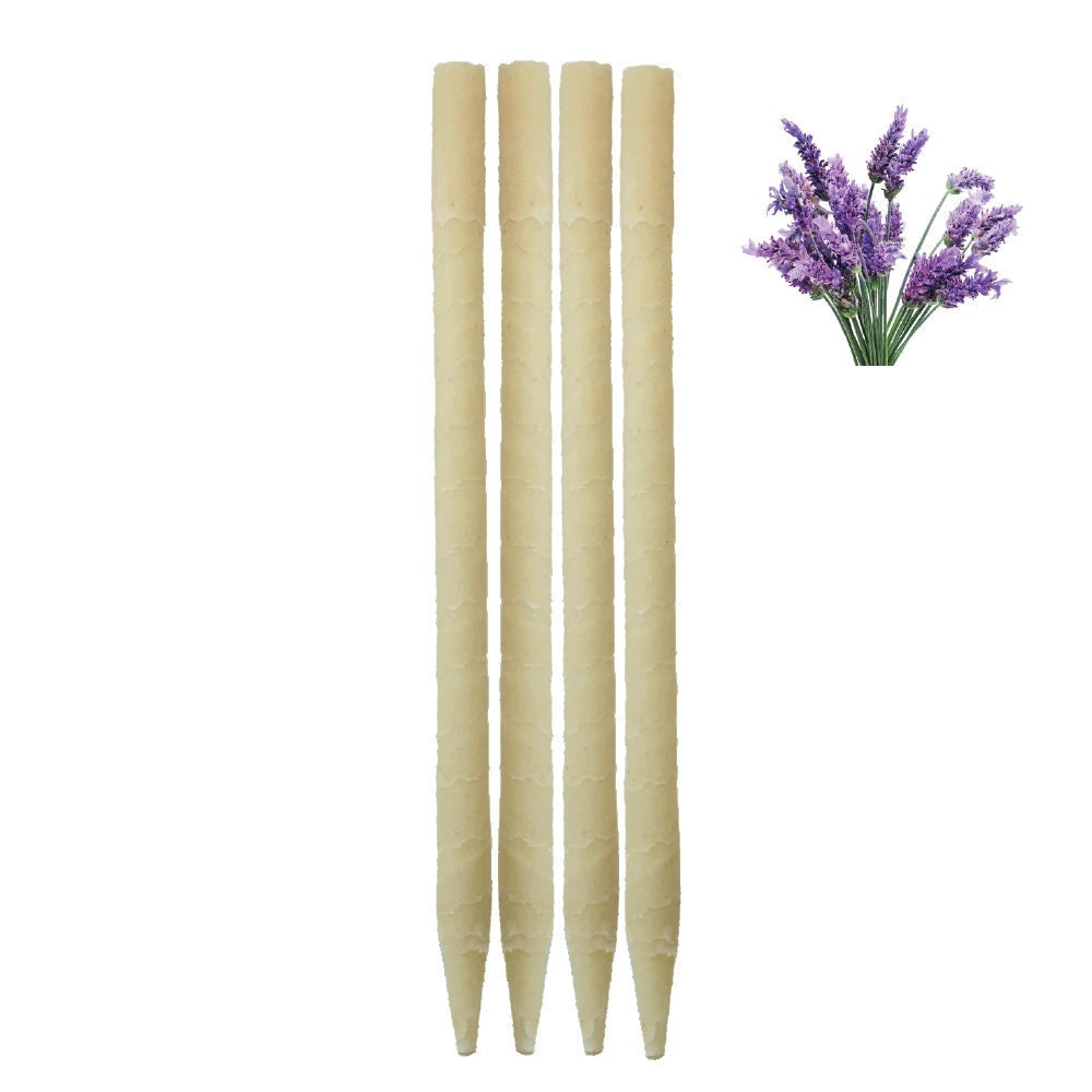 Ear Candles Infused with Lavender Essential Oils - Made in the USA