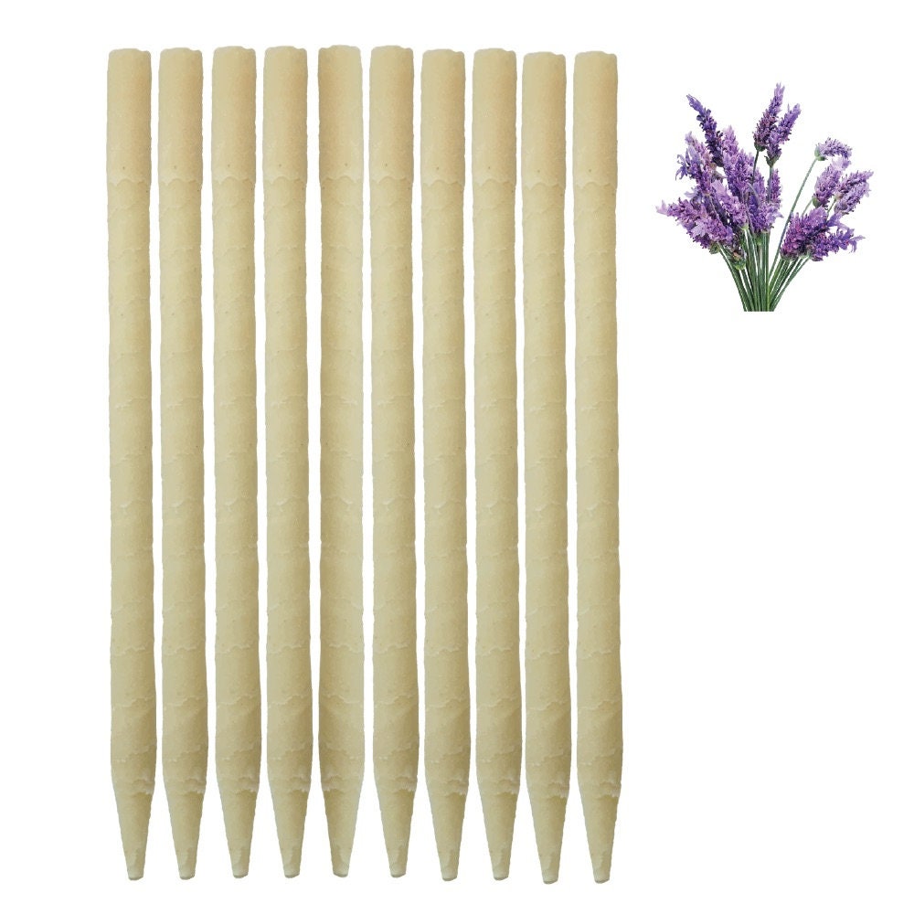 Ear Candles 10pk Infused with Lavender Essential Oils - Made in the USA