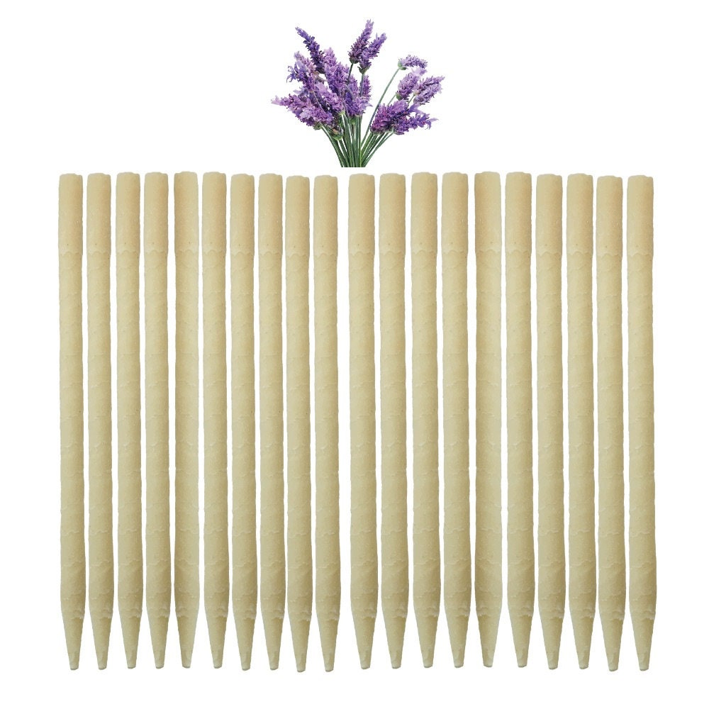 Ear Candles 20pk Infused with Lavender Essential Oils - Made in the USA