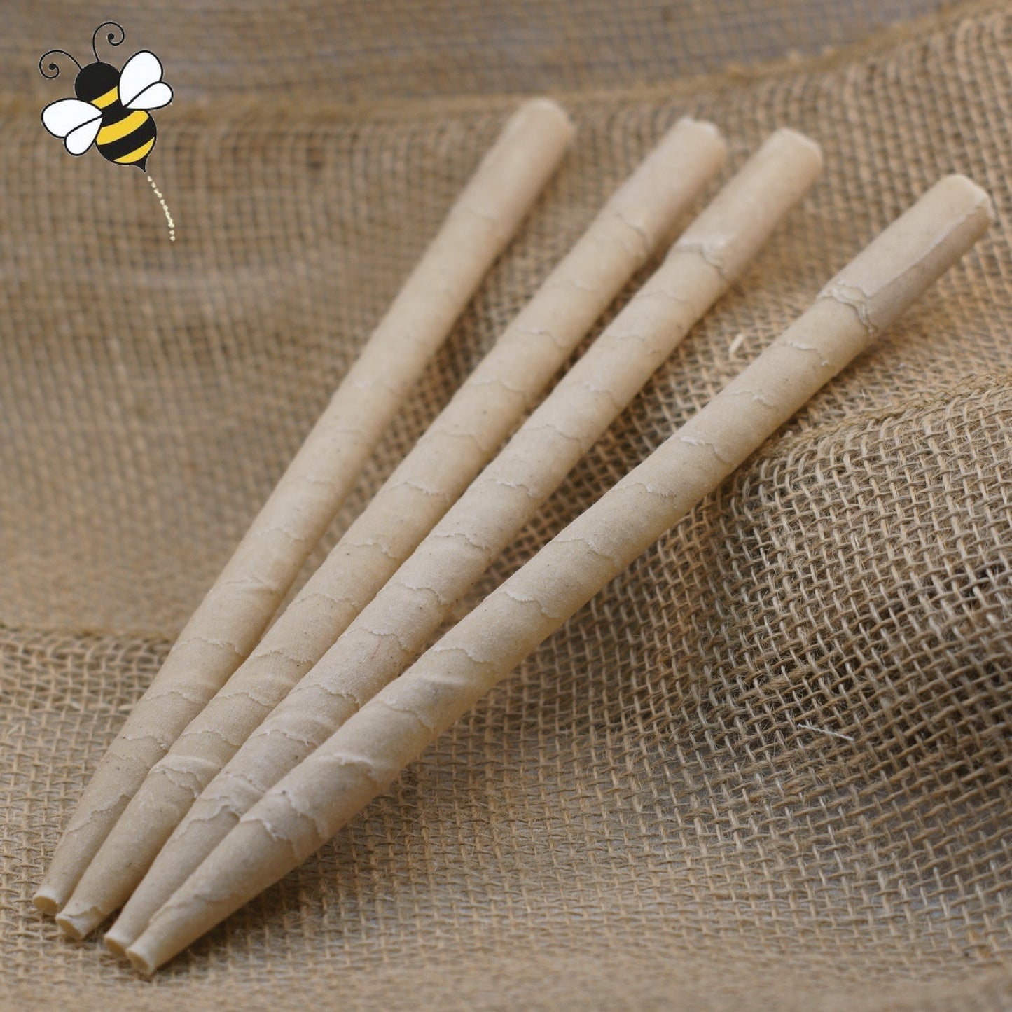 Ear Candles 100% Beeswax - All Natural No Additives - Made in the USA